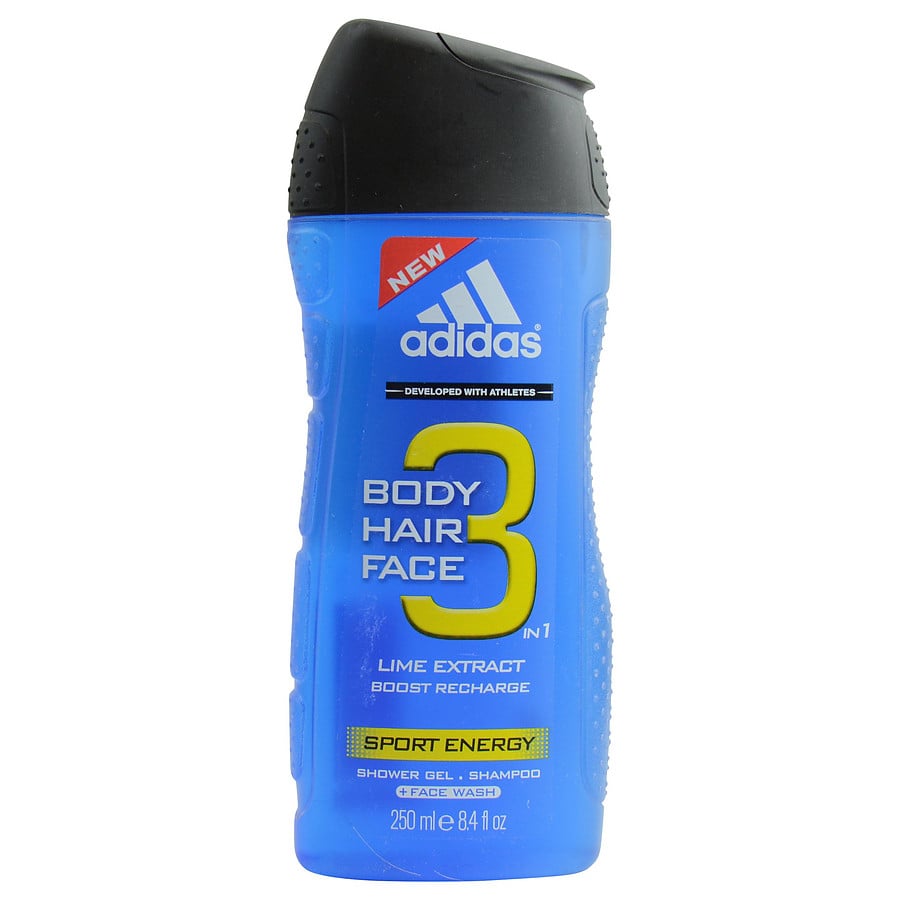 ADIDAS SPORT ENERGY by Adidas - 3 IN 1 FACE AND BODY SHOWER GEL