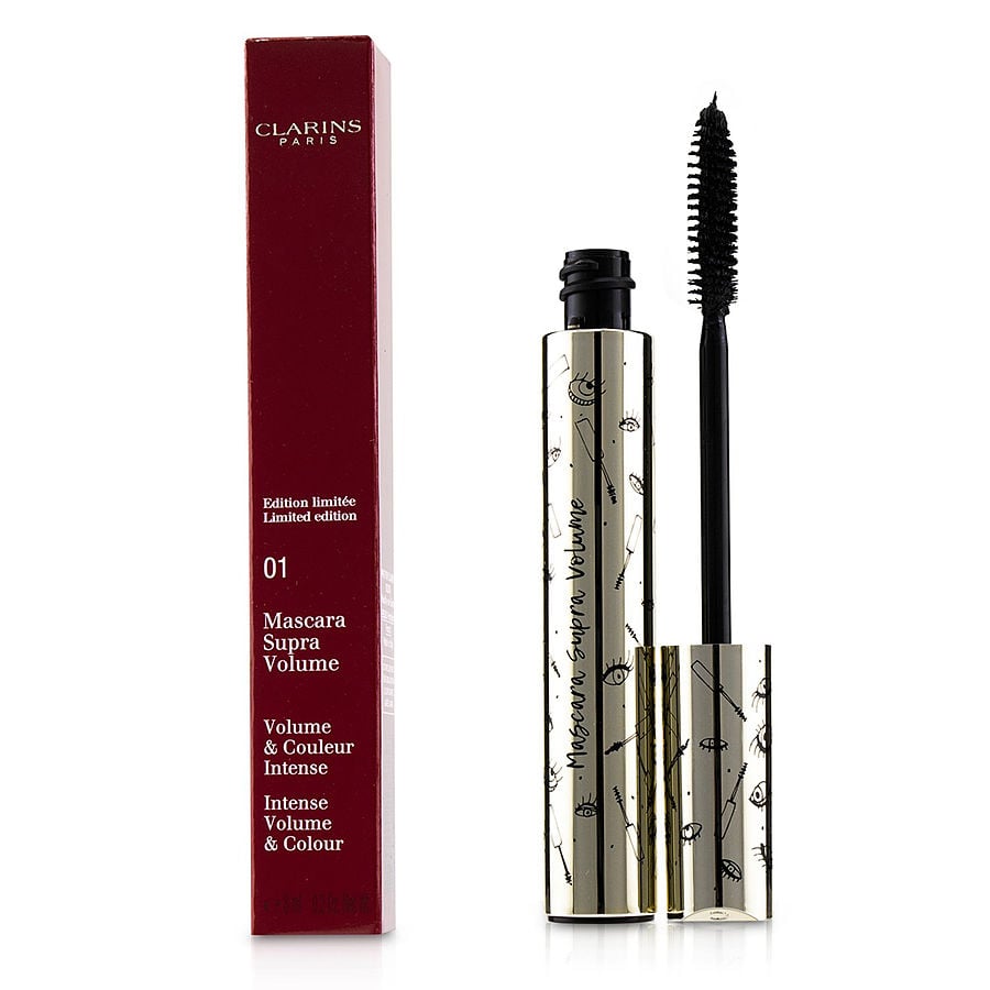 Clarins by Clarins - Supra Volume Mascara - # 01 Intense Black (Limited Edition)