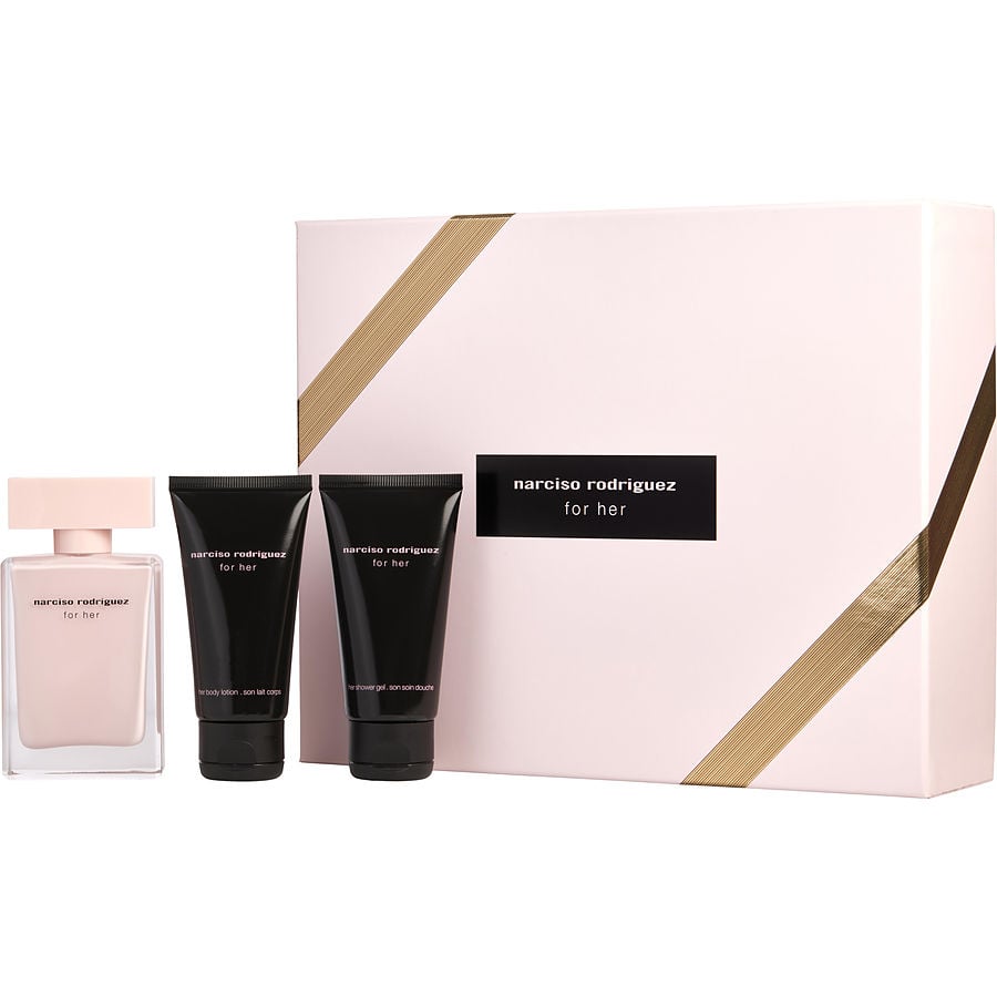 NARCISO RODRIGUEZ by Narciso Rodriguez - EAU DE PARFUM SPRAY 1.6 OZ & BODY LOTION 1.6 OZ & SHOWER GEL 1.6 OZ