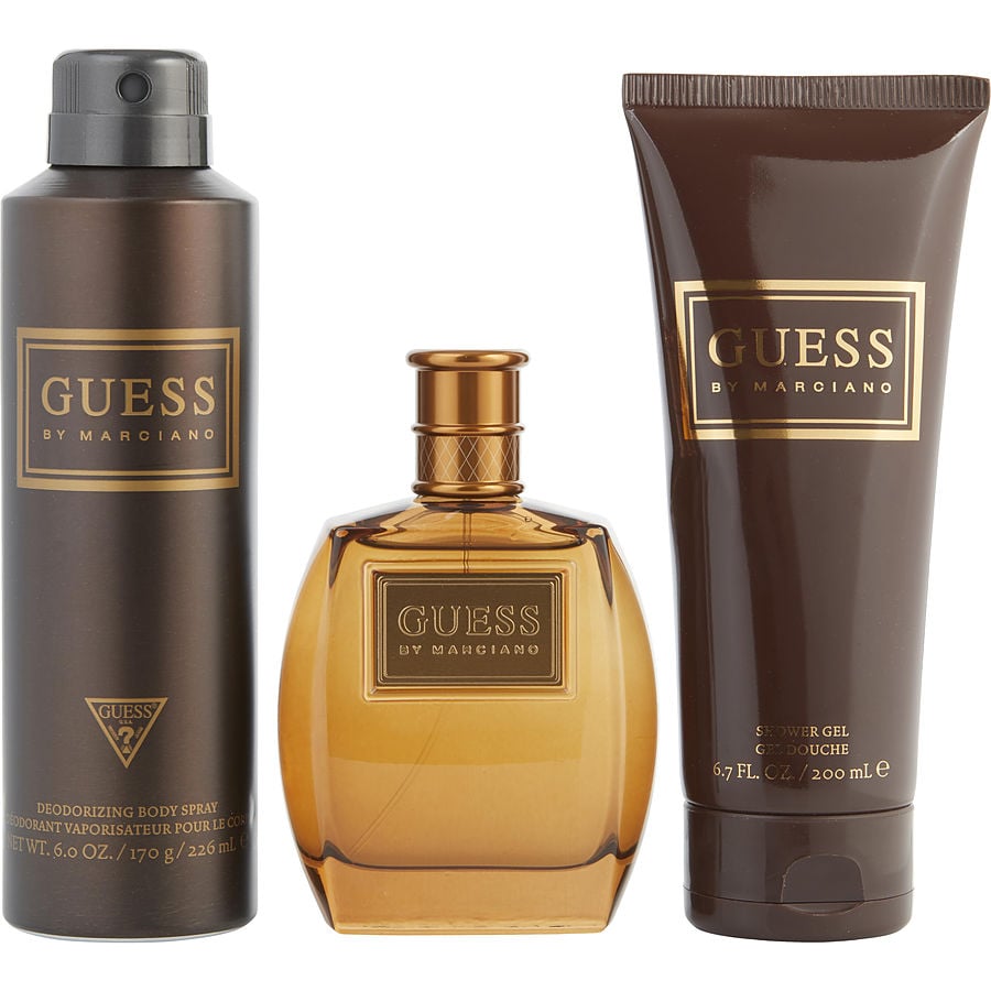 GUESS BY MARCIANO by Guess - EDT SPRAY 3.4 OZ & DEODORANT SPRAY 6 OZ & SHOWER GEL 6.7 OZ