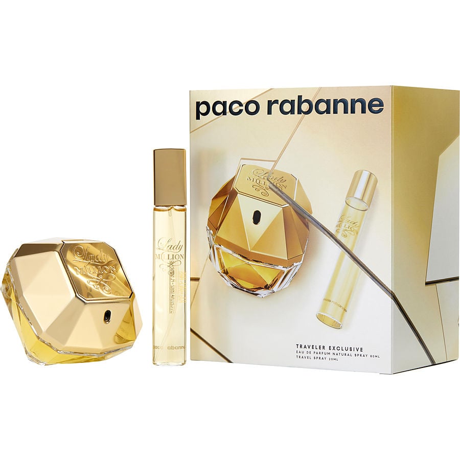 PACO RABANNE LADY MILLION by Paco Rabanne - EAU DE PARFUM SPRAY 2.7 OZ & EAU DE PARFUM SPRAY