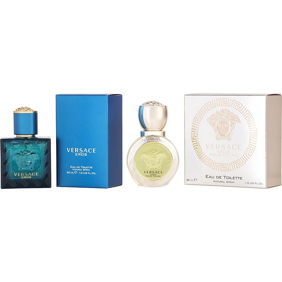 VERSACE VARIETY by Gianni Versace - 2 PIECE UNISEX VARIETY WITH VERSACE EROS POUR FEMME & VERSACE EROS POUR HOMME AND BOTH ARE EDT SPRAY