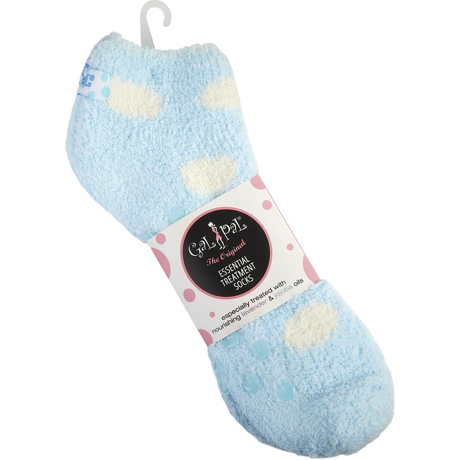 SPA ACCESSORIES by Spa Accessories - GAL PAL ESSENTIAL MOISTURE TREATMENT SOCKS WITH JOJOBA & LAVENDER OILS - DOTS