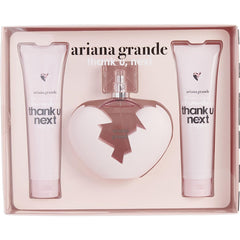 ARIANA GRANDE THANK U NEXT by Ariana Grande - EAU DE PARFUM SPRAY 3.4 OZ & BODY SOUFFLE 3.4 OZ & SHOWER GEL 3.4 OZ