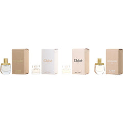 CHLOE VARIETY by Chloe - 4 PIECE WOMENS VARIETY NOMADE EAU DE PARFUM & CHLOE EDT & CHLOE EAU DE PARFUM & NOMADE EDT AND ALL 0.17 OZ MINIS