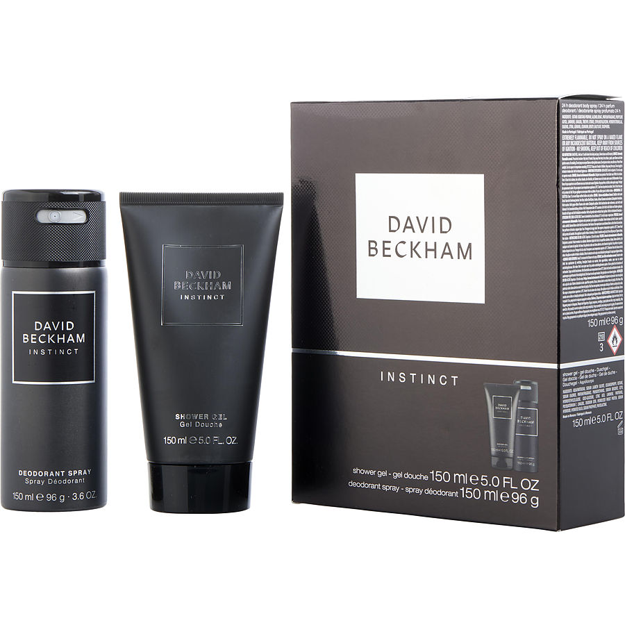 DAVID BECKHAM INSTINCT by David Beckham - DEODORANT SPRAY 3.6 OZ & SHOWER GEL