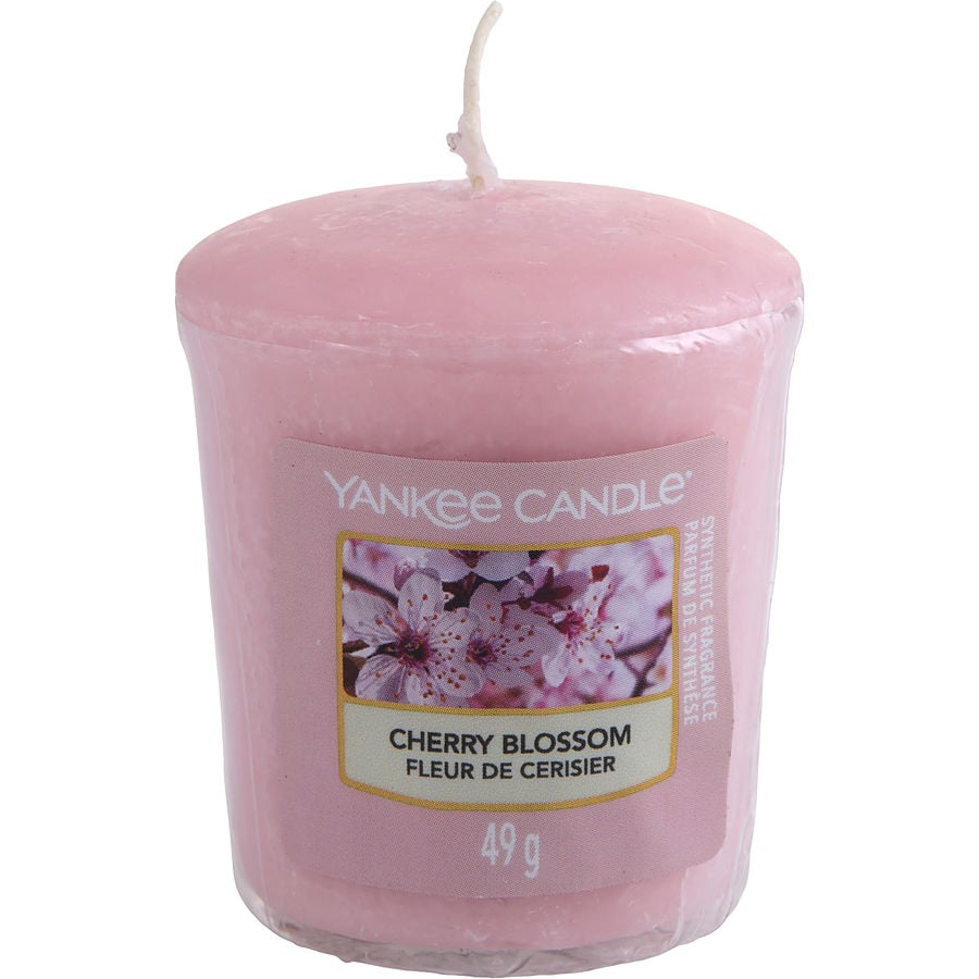 YANKEE CANDLE by Yankee Candle - CHERRY BLOSSOM SCENTED VOTIVE CANDLE