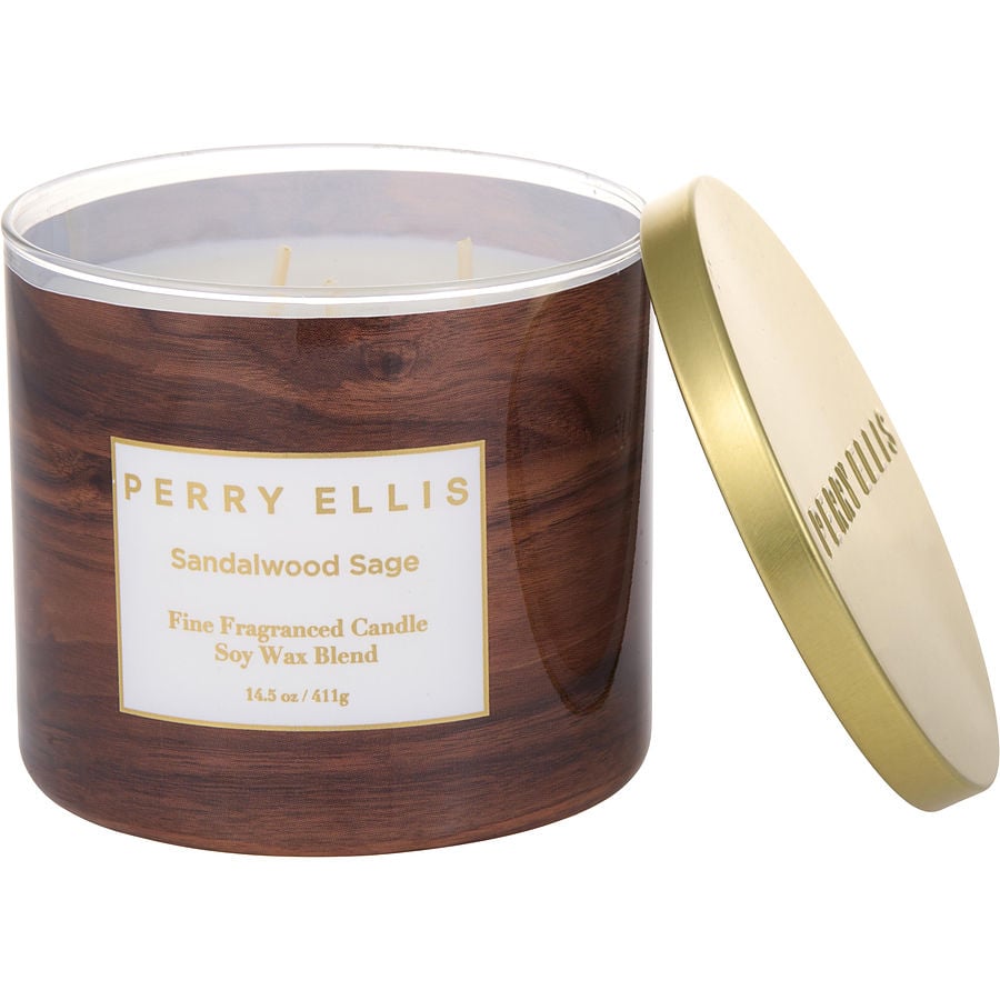 PERRY ELLIS SANDALWOOD SAGE by Perry Ellis - SCENTED CANDLE