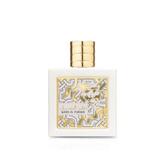 Lattafa Qaed Al Fursan Unlimited Perfume Bottle and Box available at thescentstory.com