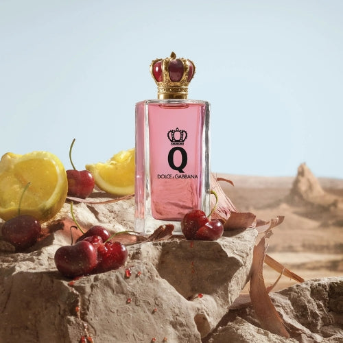 Q by Dolce & Gabbana Bottle with Notes Available at thescentstory.com